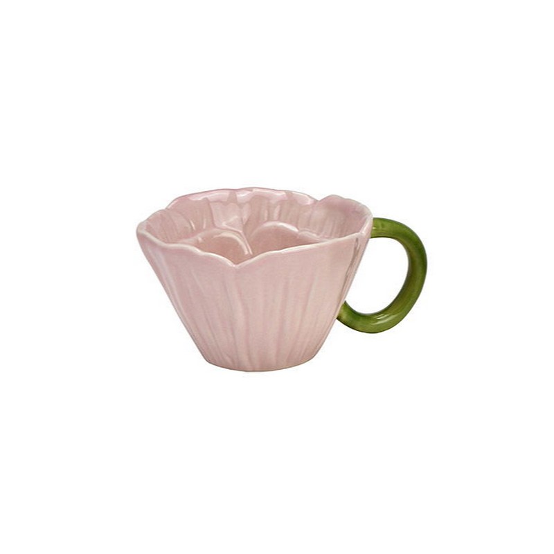 Tazza mug a forma di fiore rosa, perfetta come regalo primaverile